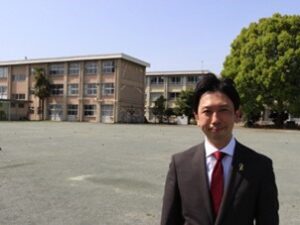 つつみはじめ前橋市議会議員が中央小へ