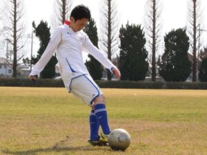 つつみはじめ前橋市議会議員がサッカーをする