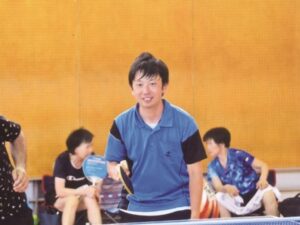 つつみはじめ前橋市議会議員が卓球をする